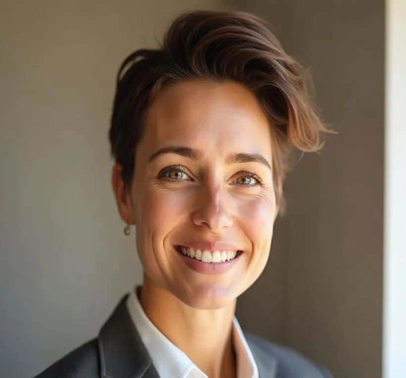 A stylish architect-like estate advisor